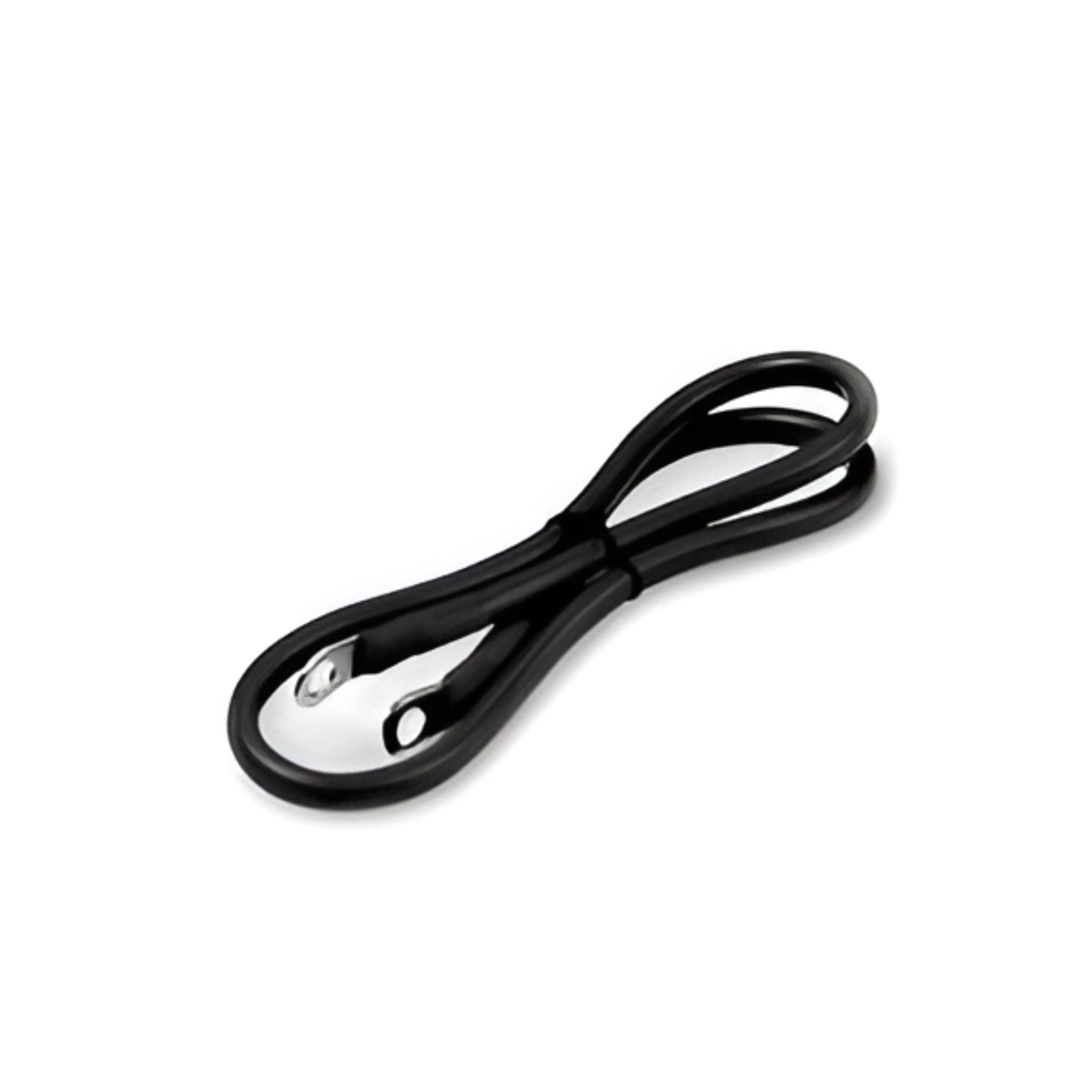 1m 25mm Battery Cable with 2x M8 Ring Terminals Black