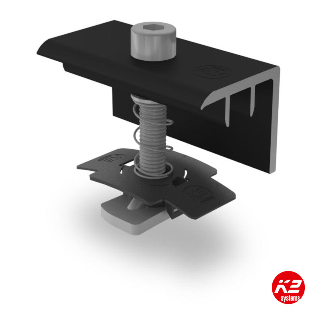K2 XS End Clamp Set 30mm Black