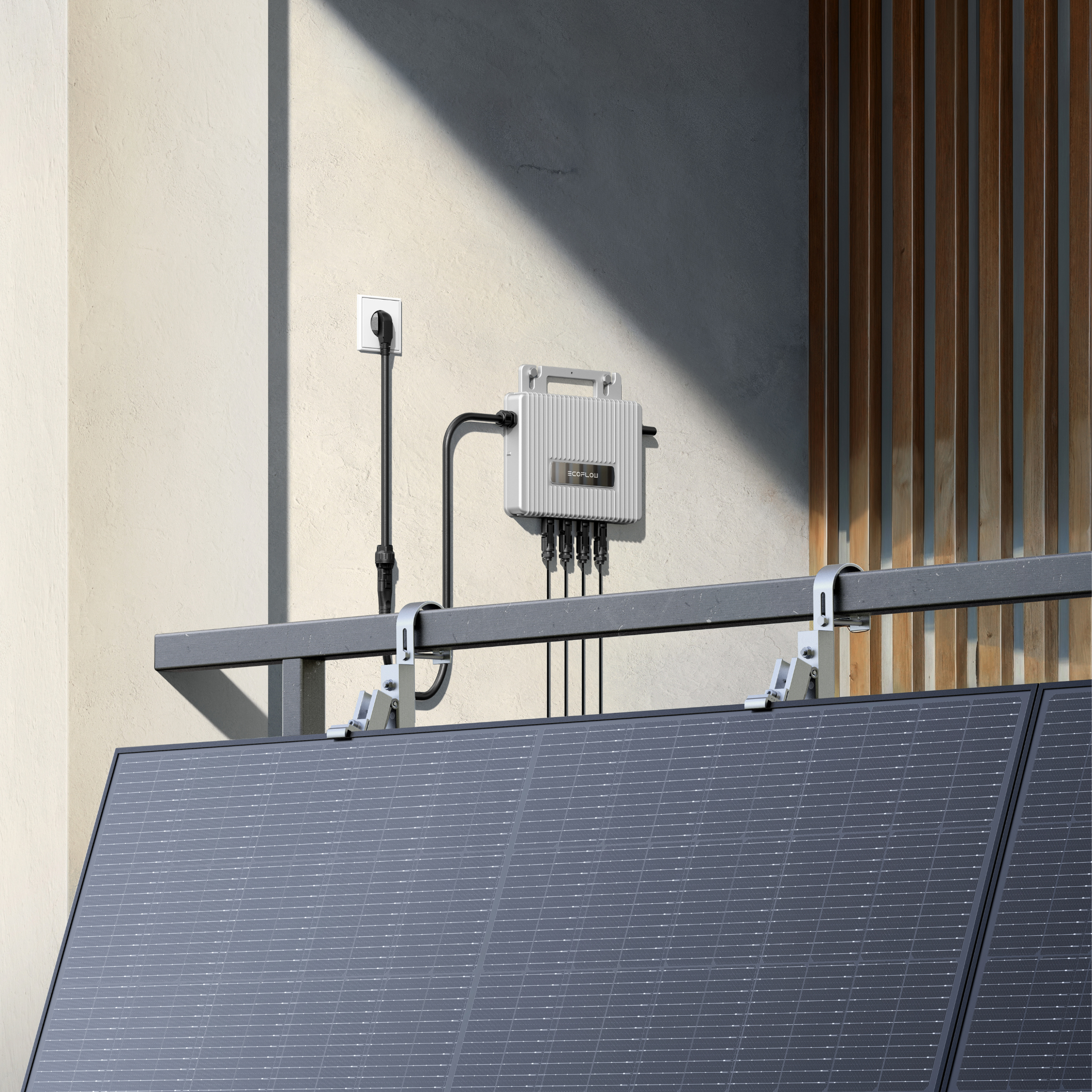 EcoFlow STREAM Microinverter Bundle with 2x 450W Rigid Solar Panel + STREAM AC Pro