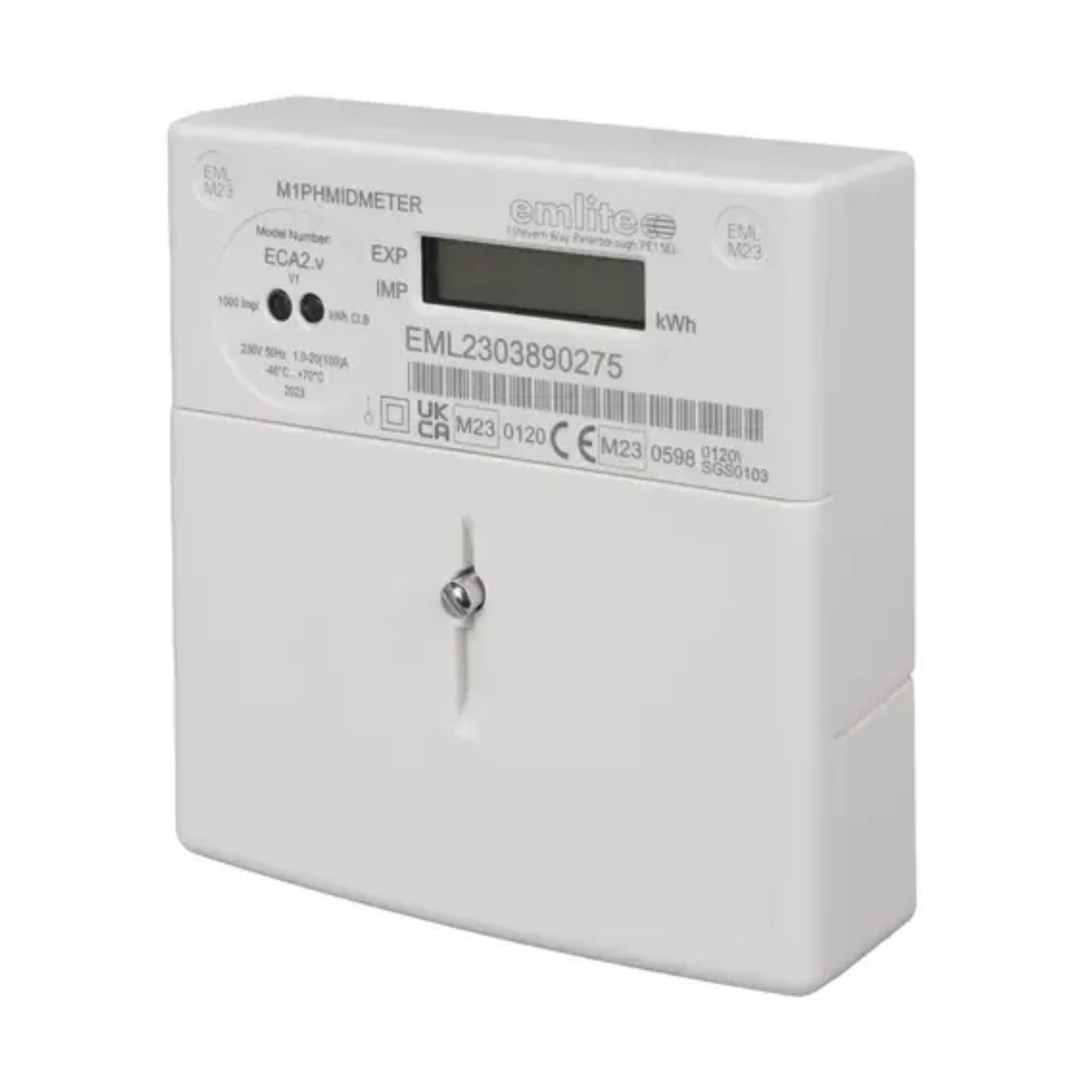 Emlite 1-ph Bi-Directional generation meter 100A with 1000 pulse/kWh