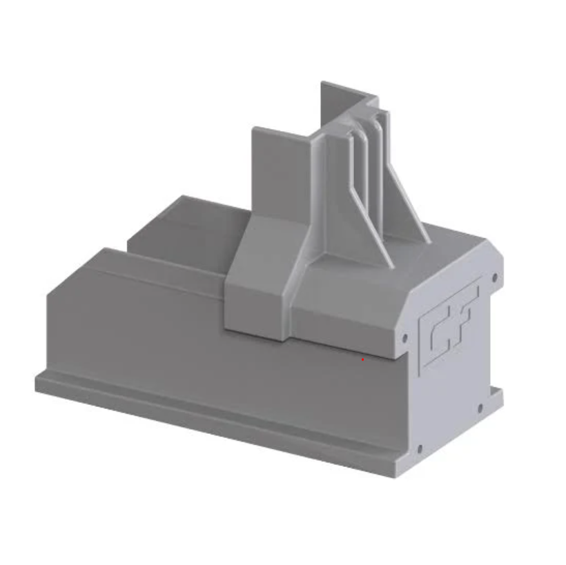 Esdec ClickFit EVO Mounting Rail End Cap Grey