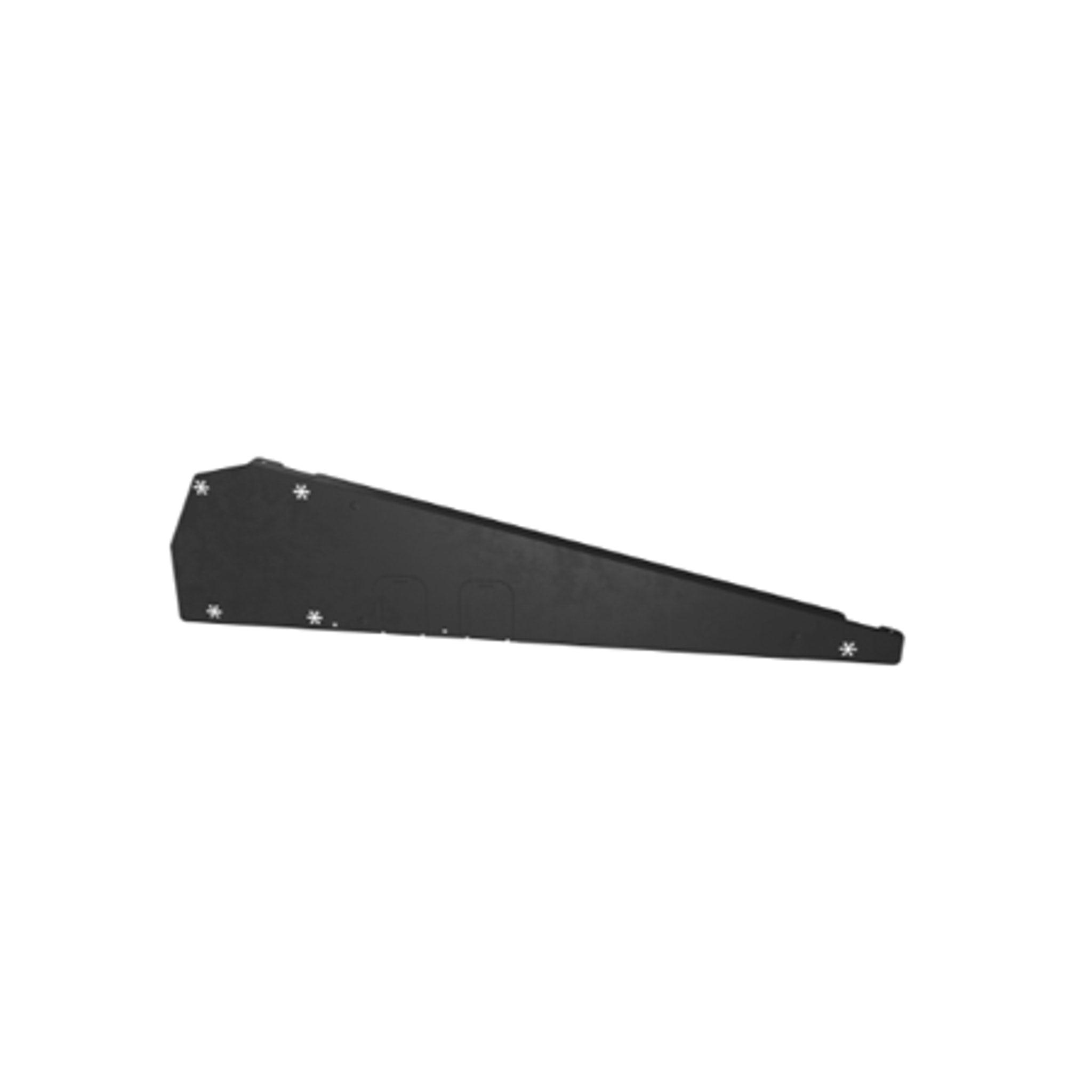 Esdec FlatFix Fusion Wind Deflector Left Portrait Black