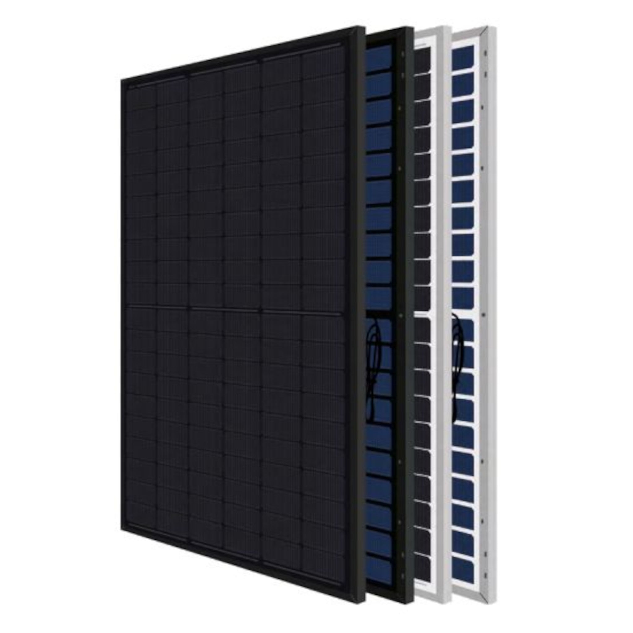 Eurener 500W Nexa TOPCon Mono Bifacial All Black Solar Panel
