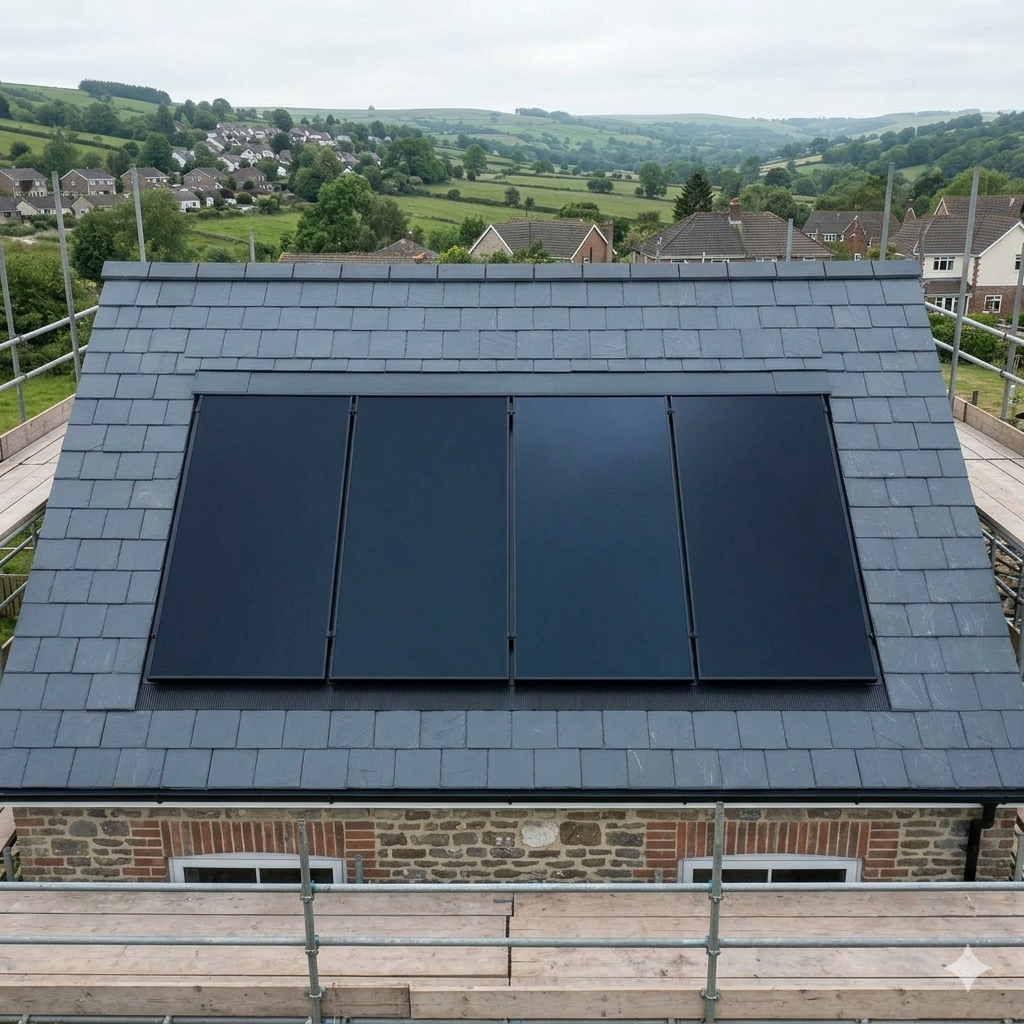 GSE In-Roof Solar Mounting Kit for 4 Panels Portrait 1610 x 1800mm