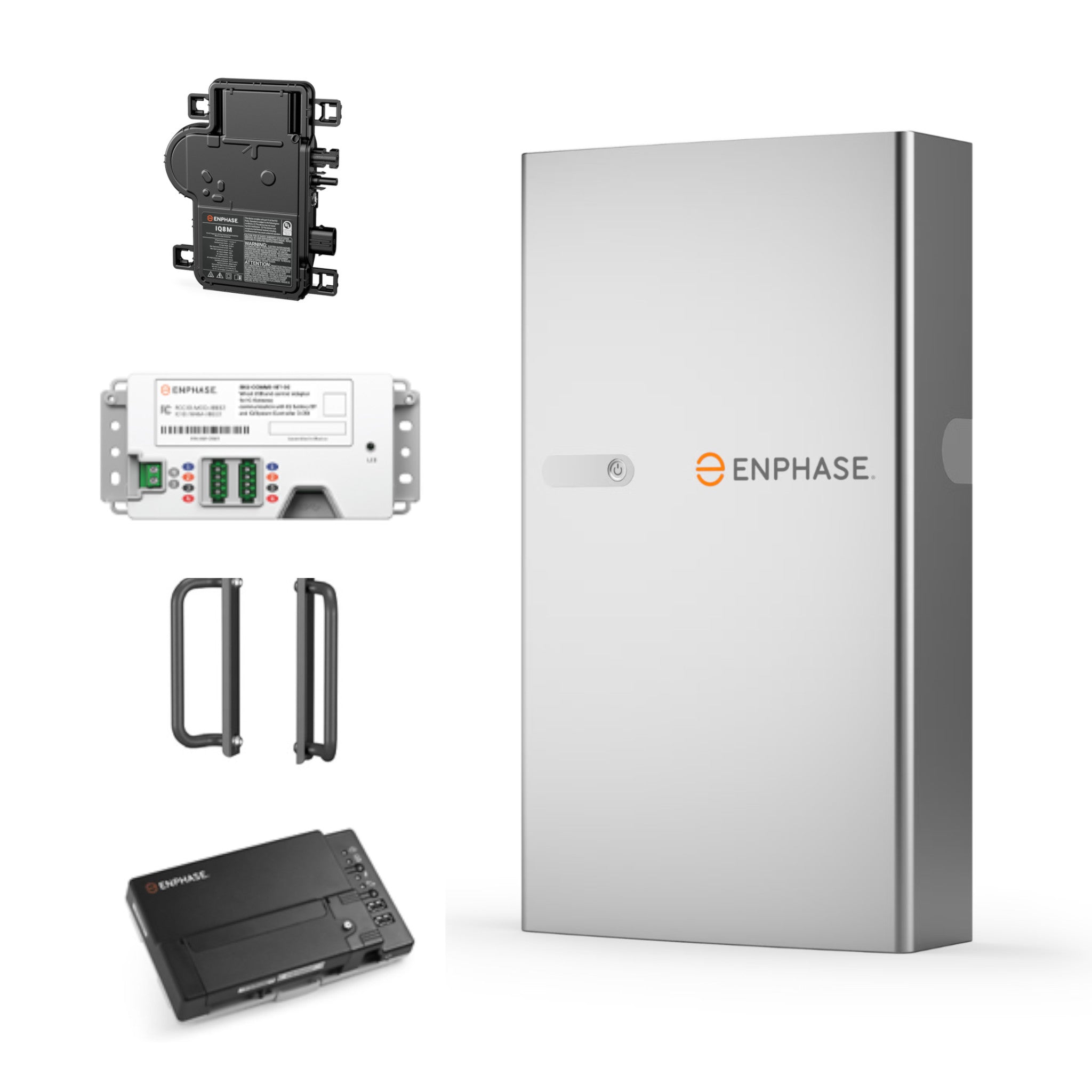 Enphase IQ Battery and 10x IQ7PLUS Microinverter package