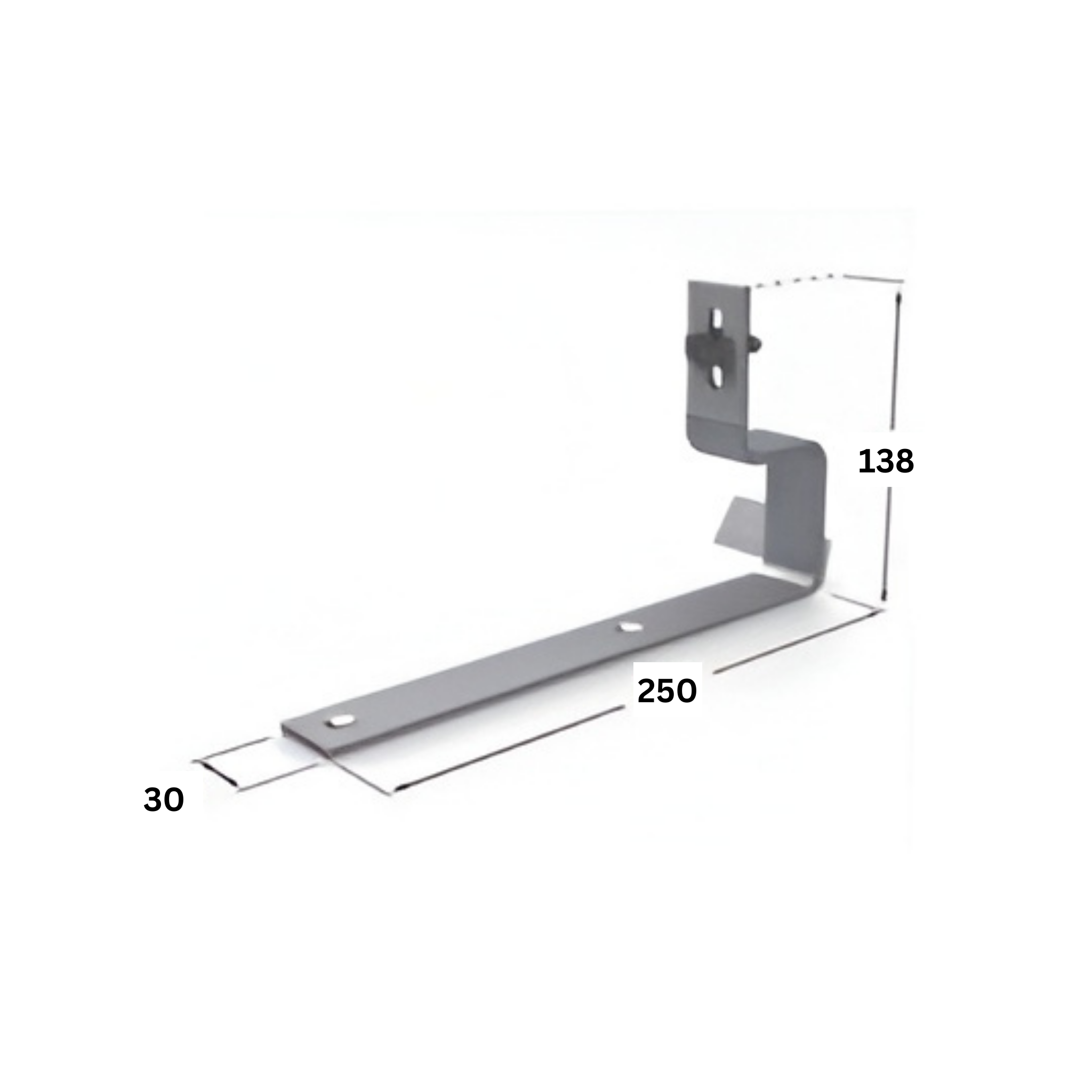Renusol VarioSole Stainless Steel Roof Hook for Slate Tiles with Wood Screws not included