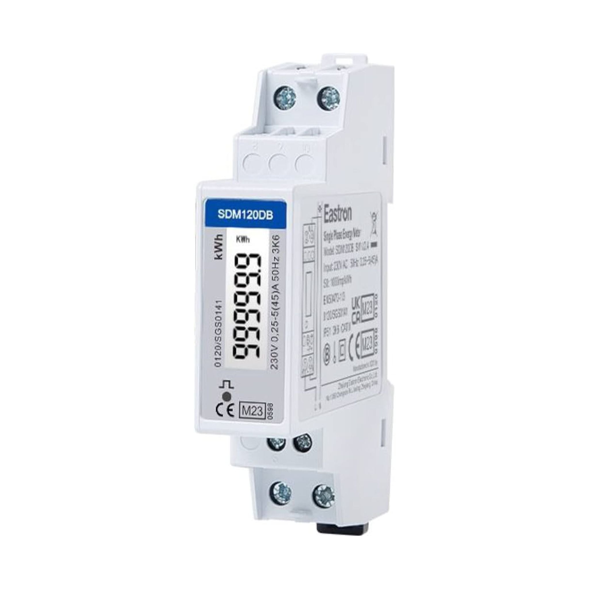 SDM120DB-MID Single-Phase DIN Rail Mounted Digital Meter with Back Light