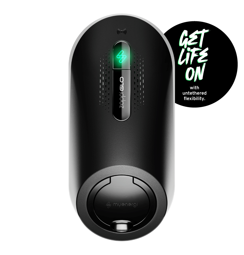 Myenergi Zappi GLO EV Charger 7kW Tethered Black